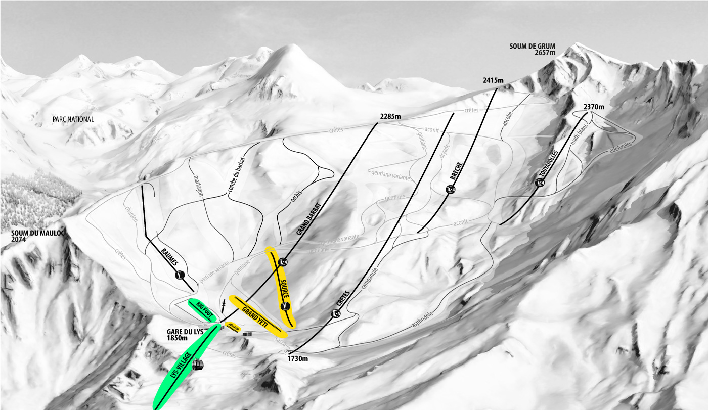 Carte flex debutant Cauterets 