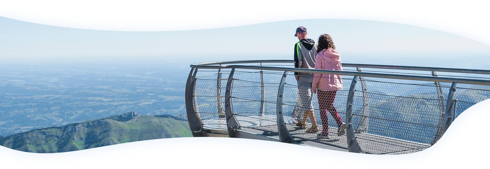 Le ponton dans le ciel du pic du Midi